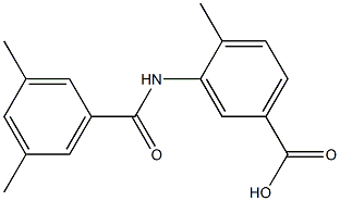 3-[(3,5-dimethylbenzoyl)amino]-4-methylbenzoic acid