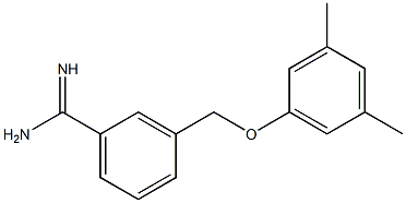  3-[(3,5-dimethylphenoxy)methyl]benzenecarboximidamide