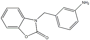 3-[(3-aminophenyl)methyl]-2,3-dihydro-1,3-benzoxazol-2-one Structure