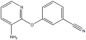 3-[(3-aminopyridin-2-yl)oxy]benzonitrile Structure
