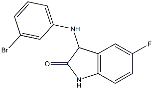 3-[(3-bromophenyl)amino]-5-fluoro-2,3-dihydro-1H-indol-2-one