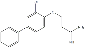 3-[(3-chloro-1,1'-biphenyl-4-yl)oxy]propanimidamide