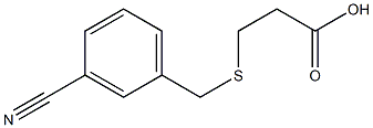 3-[(3-cyanobenzyl)thio]propanoic acid