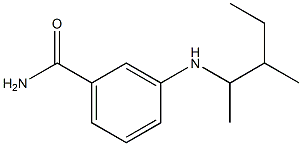 3-[(3-methylpentan-2-yl)amino]benzamide