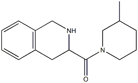 3-[(3-methylpiperidin-1-yl)carbonyl]-1,2,3,4-tetrahydroisoquinoline