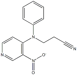 3-[(3-nitropyridin-4-yl)(phenyl)amino]propanenitrile