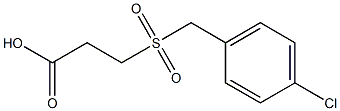 3-[(4-chlorobenzyl)sulfonyl]propanoic acid