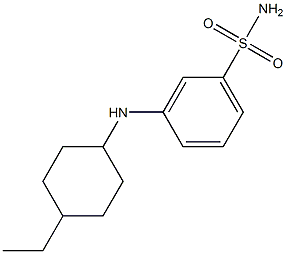 3-[(4-ethylcyclohexyl)amino]benzene-1-sulfonamide Structure