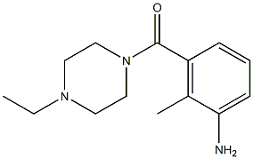 3-[(4-ethylpiperazin-1-yl)carbonyl]-2-methylaniline Structure