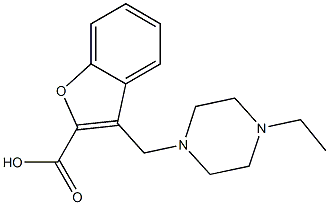 3-[(4-ethylpiperazin-1-yl)methyl]-1-benzofuran-2-carboxylic acid