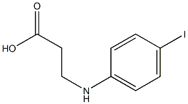 3-[(4-iodophenyl)amino]propanoic acid Structure