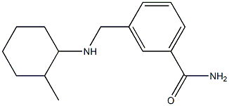 3-{[(2-methylcyclohexyl)amino]methyl}benzamide Struktur