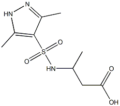  3-{[(3,5-dimethyl-1H-pyrazol-4-yl)sulfonyl]amino}butanoic acid