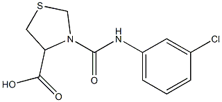 3-{[(3-chlorophenyl)amino]carbonyl}-1,3-thiazolidine-4-carboxylic acid