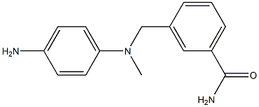 3-{[(4-aminophenyl)(methyl)amino]methyl}benzamide