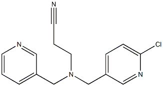 3-{[(6-chloropyridin-3-yl)methyl](pyridin-3-ylmethyl)amino}propanenitrile