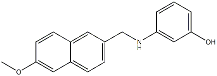  3-{[(6-methoxynaphthalen-2-yl)methyl]amino}phenol