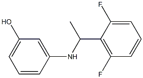 3-{[1-(2,6-difluorophenyl)ethyl]amino}phenol