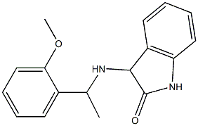 3-{[1-(2-methoxyphenyl)ethyl]amino}-2,3-dihydro-1H-indol-2-one