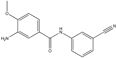 3-amino-N-(3-cyanophenyl)-4-methoxybenzamide Structure