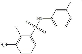 3-amino-N-(3-ethylphenyl)-2-methylbenzene-1-sulfonamide