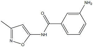 3-amino-N-(3-methyl-1,2-oxazol-5-yl)benzamide Structure