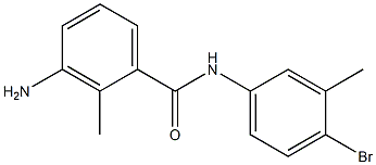 3-amino-N-(4-bromo-3-methylphenyl)-2-methylbenzamide Structure
