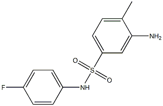 3-amino-N-(4-fluorophenyl)-4-methylbenzene-1-sulfonamide