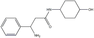 3-amino-N-(4-hydroxycyclohexyl)-3-phenylpropanamide|