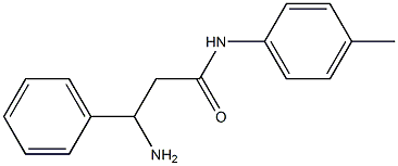 3-amino-N-(4-methylphenyl)-3-phenylpropanamide