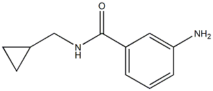 3-amino-N-(cyclopropylmethyl)benzamide Structure