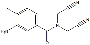 3-amino-N,N-bis(cyanomethyl)-4-methylbenzamide