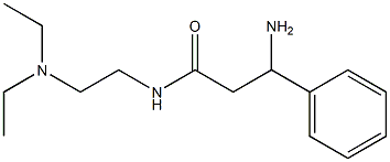 3-amino-N-[2-(diethylamino)ethyl]-3-phenylpropanamide