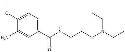 3-amino-N-[3-(diethylamino)propyl]-4-methoxybenzamide Structure
