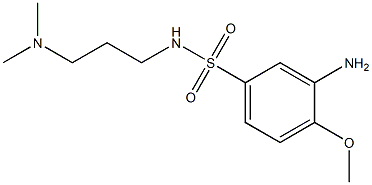 3-amino-N-[3-(dimethylamino)propyl]-4-methoxybenzene-1-sulfonamide