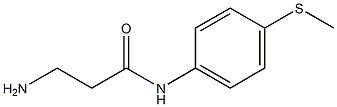  3-amino-N-[4-(methylthio)phenyl]propanamide