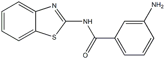 3-amino-N-1,3-benzothiazol-2-ylbenzamide