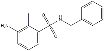 3-amino-N-benzyl-2-methylbenzene-1-sulfonamide Structure