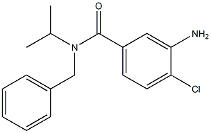 3-amino-N-benzyl-4-chloro-N-(propan-2-yl)benzamide Structure