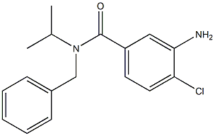  3-amino-N-benzyl-4-chloro-N-(propan-2-yl)benzamide