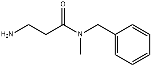 3-amino-N-benzyl-N-methylpropanamide Struktur