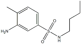 3-amino-N-butyl-4-methylbenzene-1-sulfonamide Structure