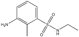 3-amino-N-ethyl-2-methylbenzene-1-sulfonamide 结构式