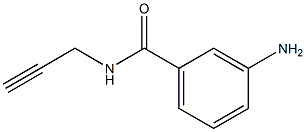 3-amino-N-prop-2-ynylbenzamide Struktur