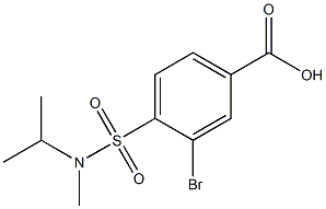 3-bromo-4-[methyl(propan-2-yl)sulfamoyl]benzoic acid Structure