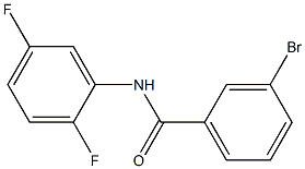 3-bromo-N-(2,5-difluorophenyl)benzamide Structure