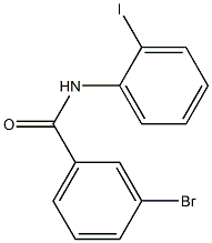 3-bromo-N-(2-iodophenyl)benzamide,,结构式