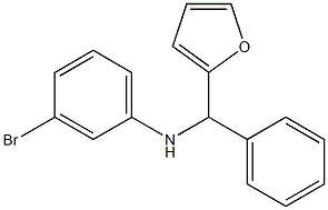 3-bromo-N-[furan-2-yl(phenyl)methyl]aniline