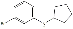 3-bromo-N-cyclopentylaniline Structure