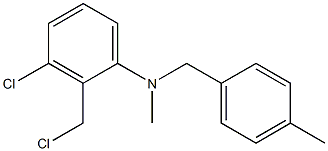 3-chloro-2-(chloromethyl)-N-methyl-N-[(4-methylphenyl)methyl]aniline